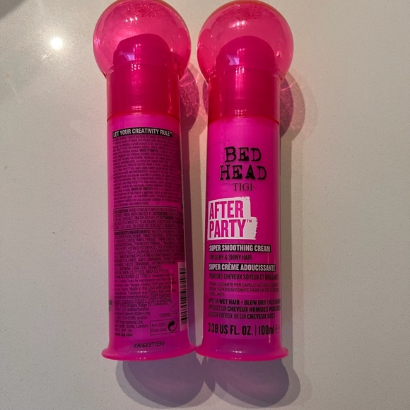 NEW 2 Pack Bed Head Tigi After Party Super Smoothing Cream Silky Shiny 100ml - Picture 1 of 5